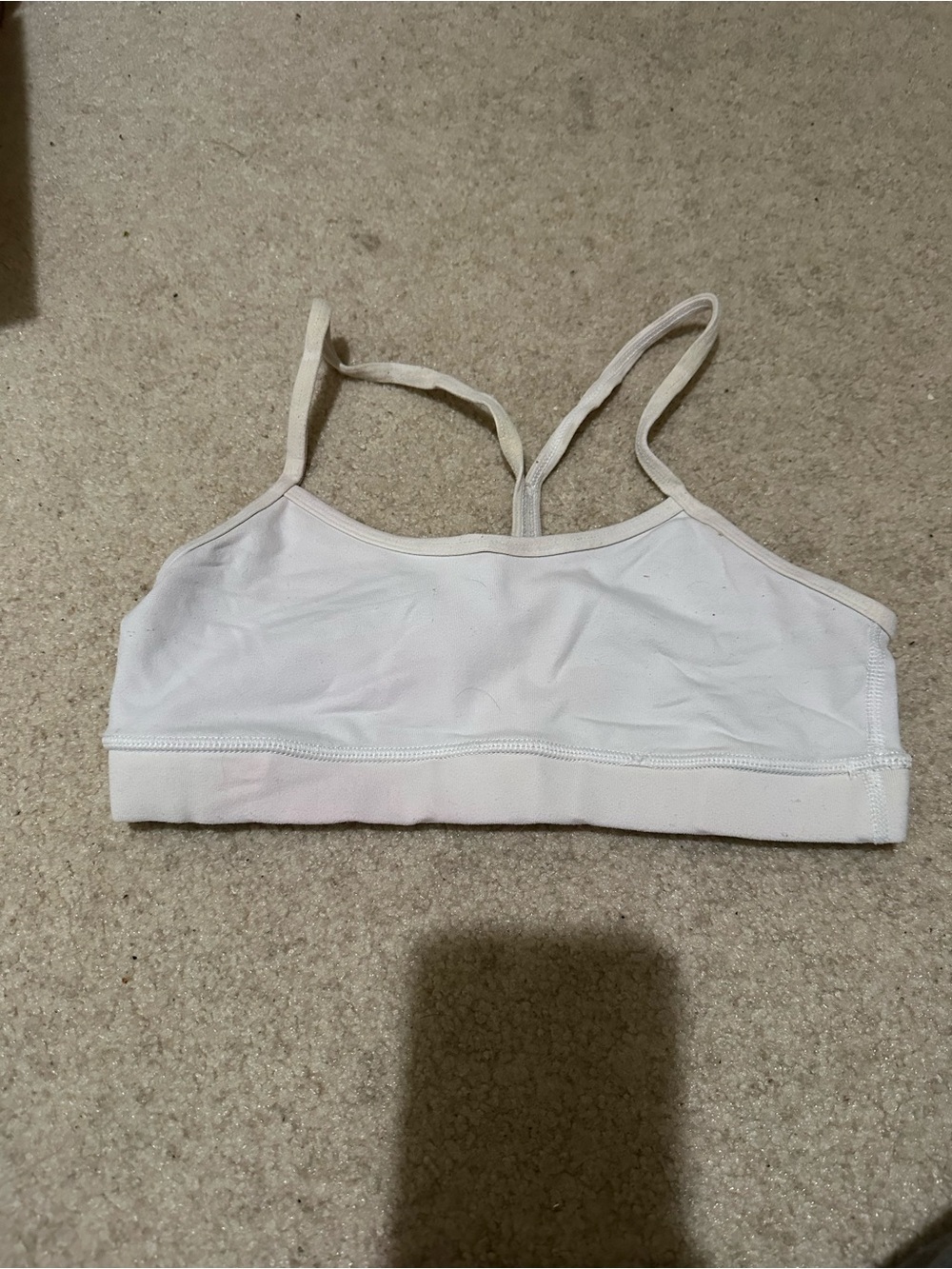 Lululemon Women's White Sports bra